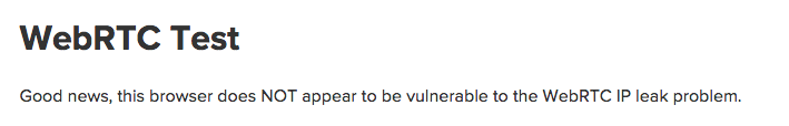 WebRTC Test - Safe