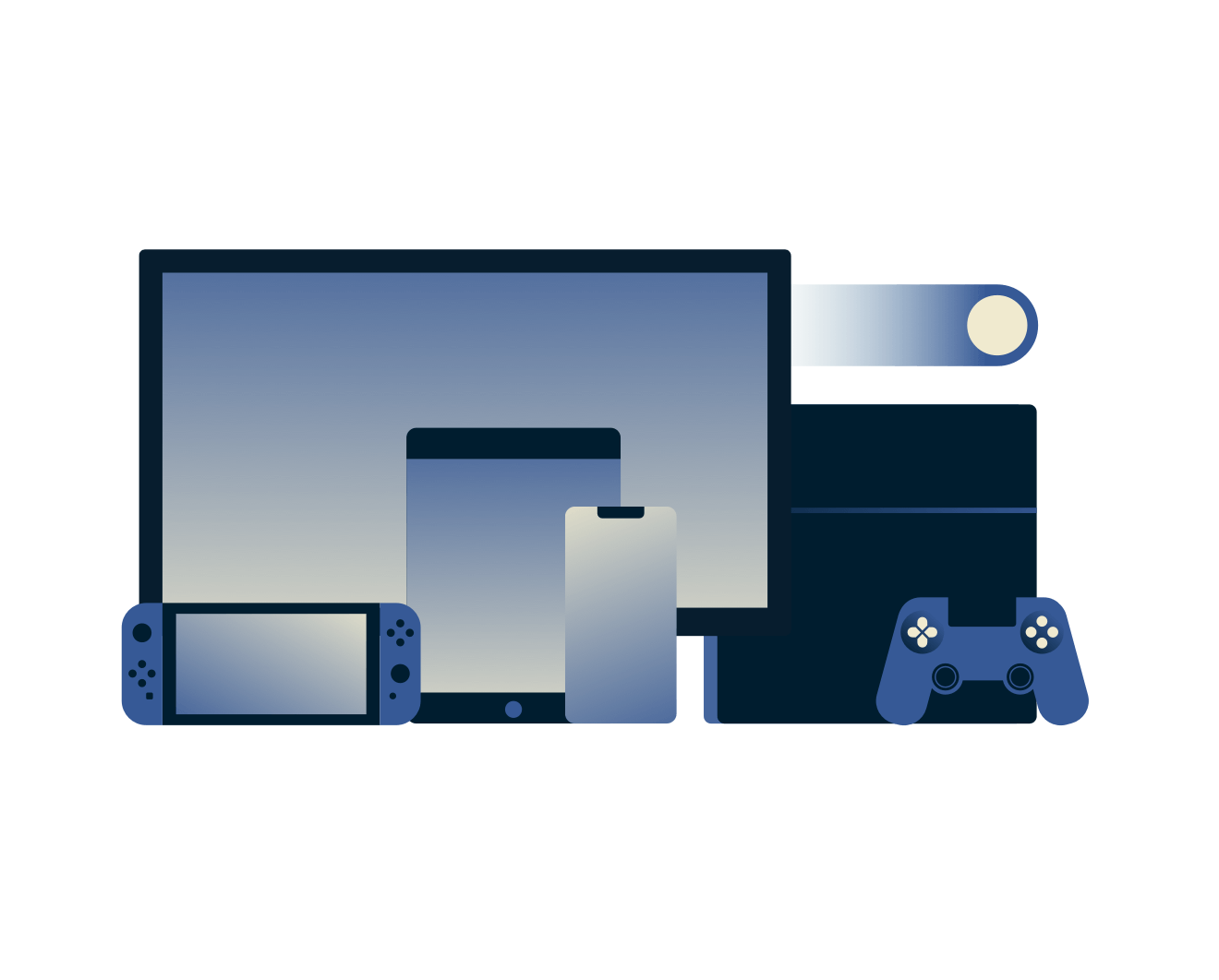 Devices for gaming. 