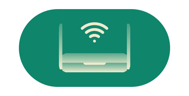 Wi-Fi Link Wyłącznie w Aircove Go. Połącz się z Internetem za pomocą innej sieci Wi-Fi. Kabel nie jest potrzebny.