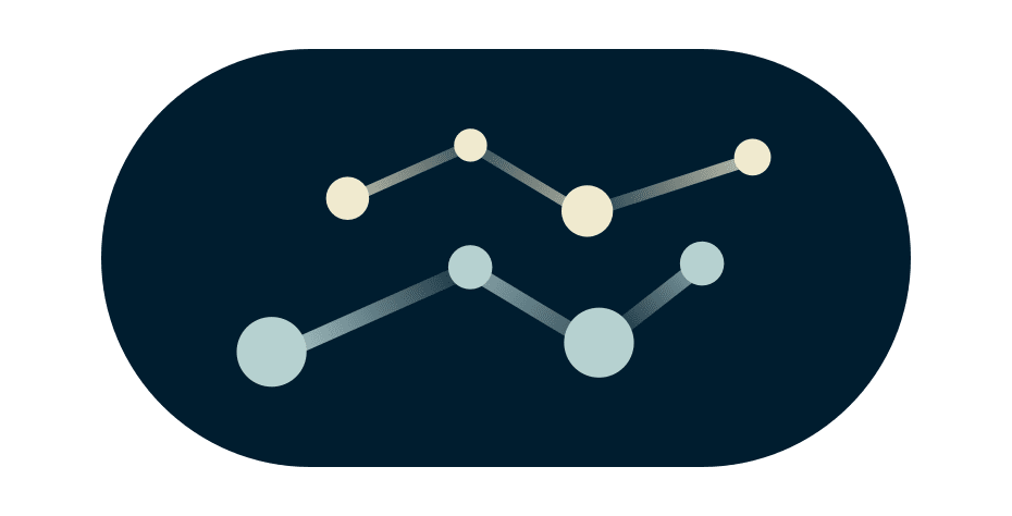 Line chart graph.