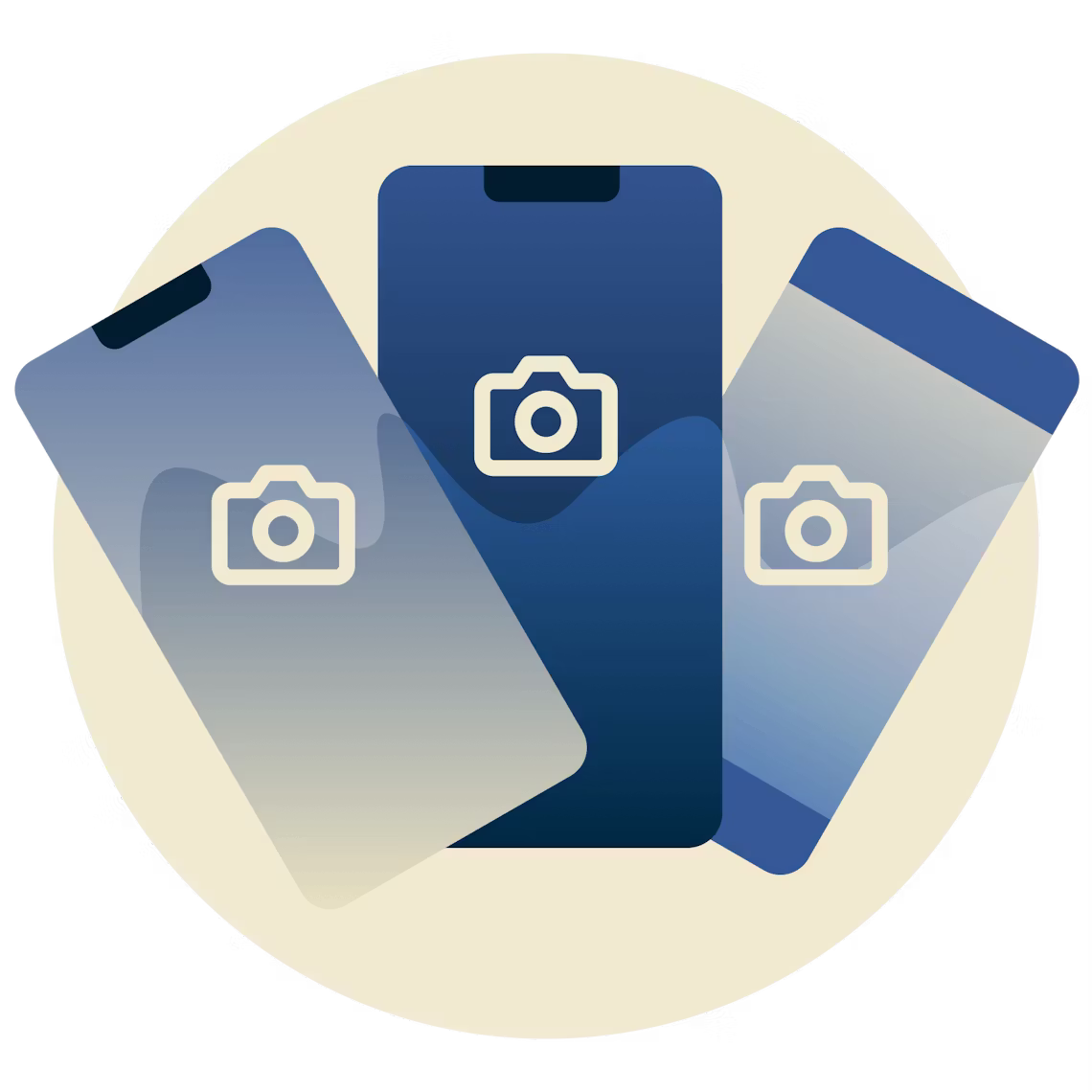 Instagram-Logo auf mobilen Geräten.